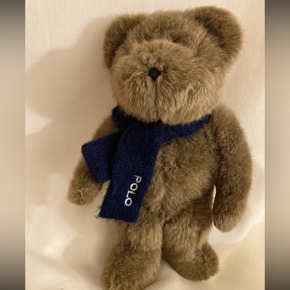 Vintage Ralph Lauren teddy bear blue top